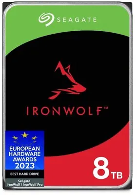 Seagate IronWolf 8TB NAS Hard Drive 3.5  7200RPM 256MB Cache - ST8000VN004 • £201.47