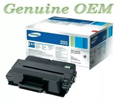 MLT-D205L/MLTD205L Original OEM Samsung D205L Toner Black High Yield Genuine • $130.98