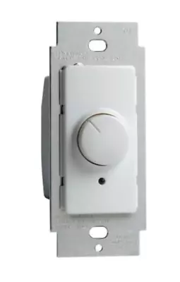 Leviton T RPI06-1LW White S.P 3 Way Decora Rotary Dimmer Preset • $9.50