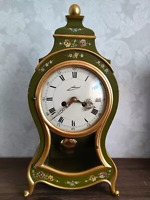 $228 • Buy Vintage Schmid Fabrik SSS Marke Hand Painted Mantle Mantle Clock