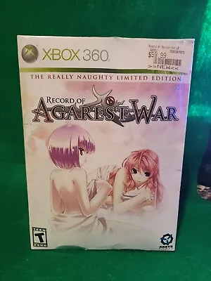 $129.99 • Buy NEW Record Of Agarest War - The Really Naughty Limited Edition - Xbox 360 Sealed
