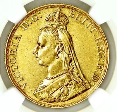 Lovely Queen Victoria 1887 £5 Gold Sovereign... • £3955