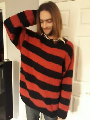 £300 • Buy Kurt Cobain Jumper. Red And Black Stripe. Dennis The Menace. Freddy Krueger. XL
