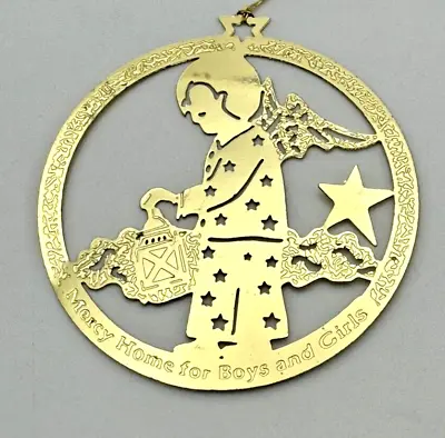 Chicago Illinois Souvenir Mercy Home For Boys And Girls Ornament Brass Gold 2  • $8.79