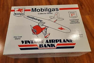 Mobilgas Vintage Airplane Bank • $4