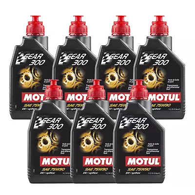 Motul Gear 300 75W90 - 100% Synthetic Gear Oil 105777 1L 7 Pack • $113.63