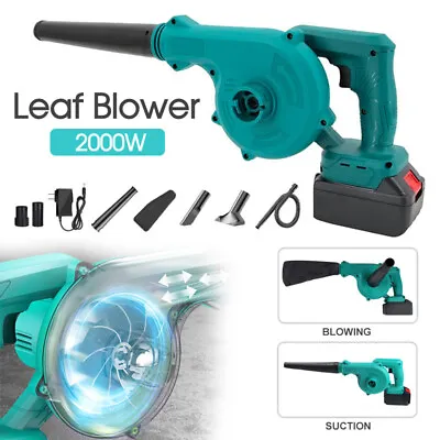 Cordless Electric Leaf Blower And Vacuum Home Car Dust Remover Cleaner • $52.99