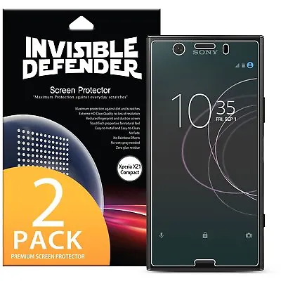 Sony Xperia XZ1 Compact Screen Protector Ringke® [Full Coverage] Clear Film 2pcs • $17.08