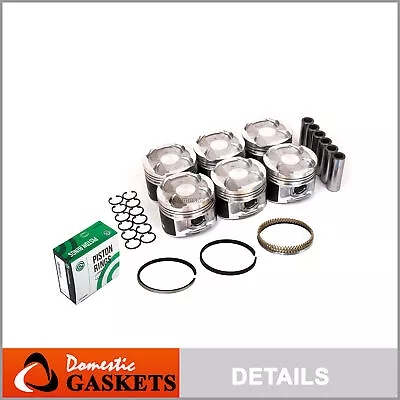 Pistons And Rings Fit 93-97 Lexus ES300 Toyota Supra Non-Turbo 3.0L 2JZGE • $271.02