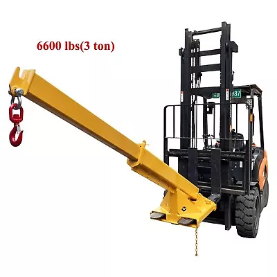 Forklift Telescopic Boom 3T Adjustable Mobile Lifting Boom Forklift Spreader • $1425