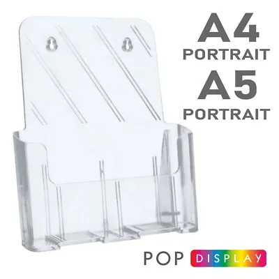 Leaflet Holders Flyer Stand Counter Stand A4 A5 Wall Hanging GREAT PRICE! • £8.68