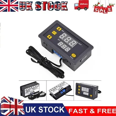 £9.69 • Buy 12V Digital LED Microcomputer Thermostat Controller Switch Temperature Sensor