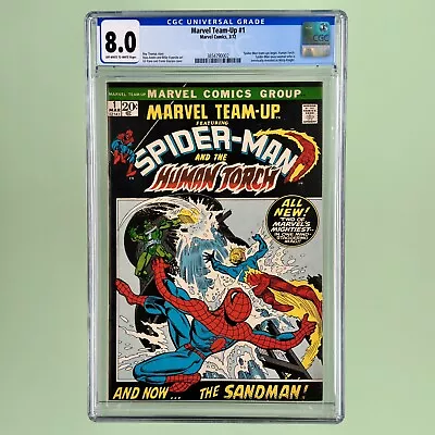 Marvel Team-Up #1 (CGC 8.0) 1972 1st Issue Of Spider-Man Team-Up Series • $175