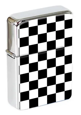 Chequered Checked Flag Racing Flip Top Lighter • £15.99