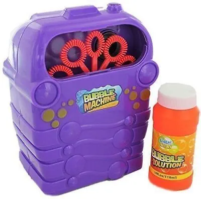 Bubble Machine Blower Solution Birthday Dj Disco Party Bubbles Garden Toy Fun • £9.69