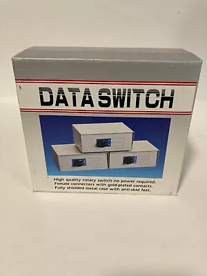NEW IN BOX 2-way DB9 Manual Data Transfer Switch Input-Output AB Female DW90-AB • $10.33