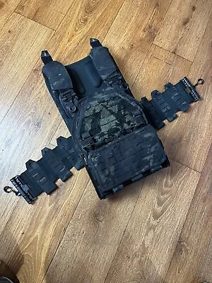 Airsoft Black Multicam Plate Carrier • £95