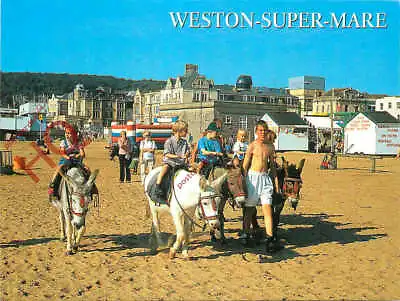 £2.59 • Buy Picture Postcard_ Weston Super Mare, Beach Donkey Rides [J Arthur Dixon]