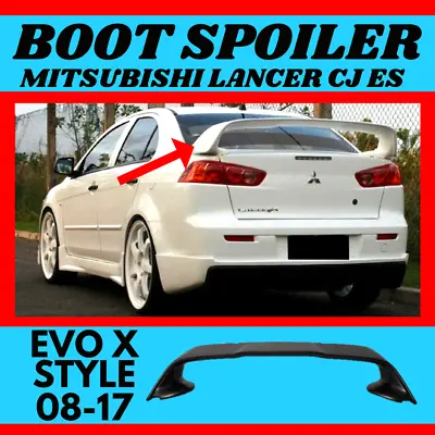 FOR Mitsubishi Lancer CJ ES VRX Rear Boot Trunk Spoiler EVO X Style (08-17) • $239