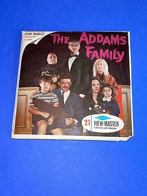 Scarce B486 The Addams Family Portrait Of Gomez TV Show View-master Reels Packet • $145