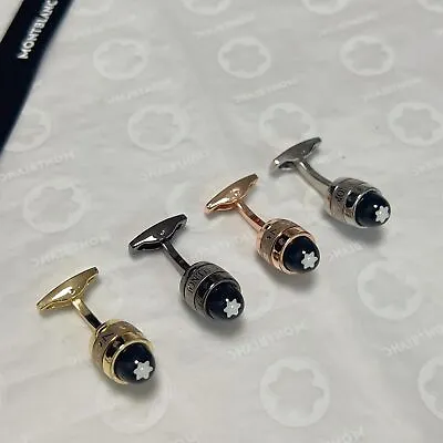 Montblanc Cufflinks Four Colour (Black、Gold、RGold、Silvery） • $39.99