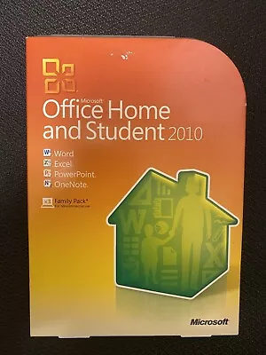 Microsoft Office Home And Student 2010 Software For Windows (79G-02144) • $58