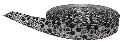  Mickey Mouse Face 1  Repeat Ribbon Sold By The Yard - USA Seller • $12.99