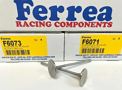 Ferrea 6000 Valves For Honda 2.0L 2.4L K20 K20A2 K20A K20Z K24 K24A Acura RSX • $349.99