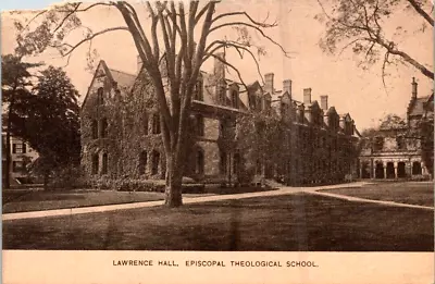 Lawrence Hall. Episcopal Theological School. Postcard. G. • $2.95