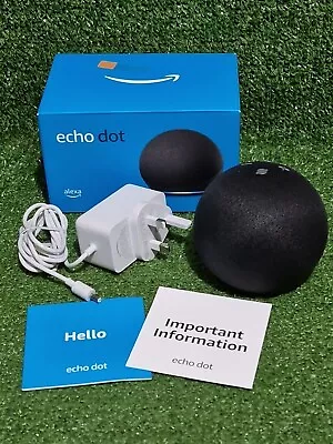 New Amazon Alexa Echo Dot 4th Generation B7W64E Compact Smart Speaker • £34.99