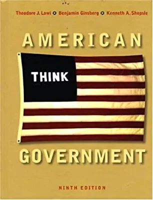 American Government : Power And Purpose Hardcover • $7.47