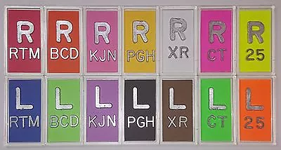 $13.79 • Buy 1 Set Of Xray Markers With Lead Initials And Colors Options