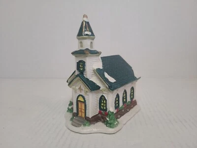 $7.99 • Buy Cobblestone Corners Christmas Village 2003 Country Village Church Light Vintage
