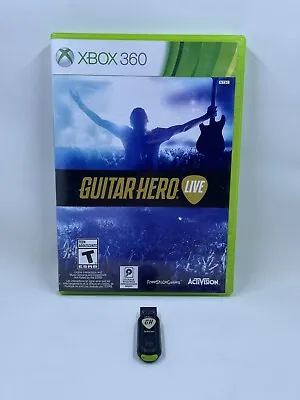Guitar Hero Live Xbox 360 USB Dongle AND (2) Game Disc Set - Untested • $59