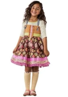 Matilda Jane Spinning With Joy Knot Dress W/ Tag And Extra Button Trees Flowers • $24