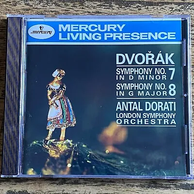 Dvorak Symphonies 7 & 8 LSO Antal Dorati [Mercury Living Presence USA Press] • £21