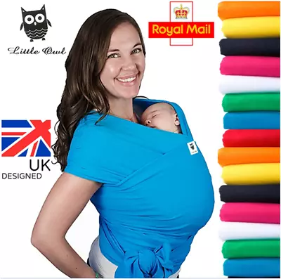 £10.95 • Buy BABY SLING STRETCHY WRAP CARRIER, Extra Light And Silky Soft - MANY COLOURS!!!
