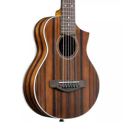 Ibanez EWP13DBO Exotic Wood Piccolo Acoustic Guitar Dark Brown Open Pore • $199.99