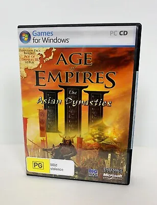 Age Of Empires III The Asian Dynasties PC Game R4 PAL AU/NZ • $14.95