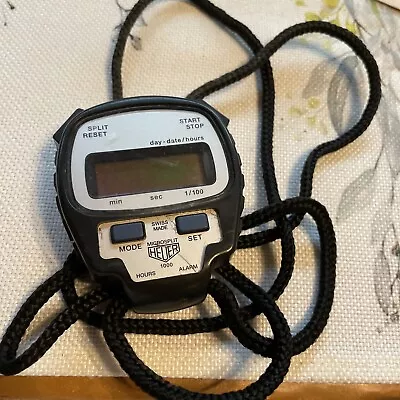 Vintage TAG HEUER 1000 Hour Microsplit Stopwatch DIGITAL  • $40