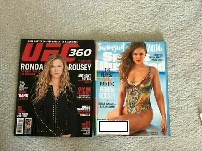 Sports Illustrated Ufc 360 Ronda Rousey Magazines Wwe Champion Like Espn Body • $79.99