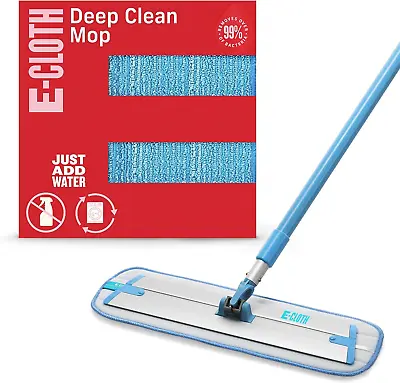 E-Cloth Deep Clean Mop Microfibre Mop For Floor Cleaning Great For Hardwood & • £21.78