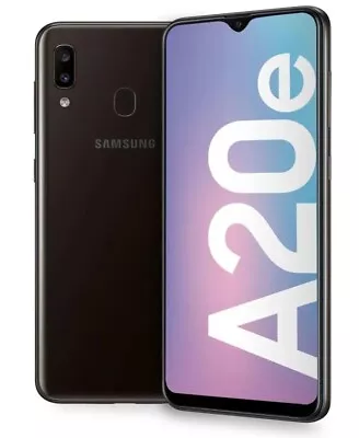 Samsung Galaxy Smartphone A20e SM-A202F/DS - Unlocked 32GB + 4G Dual SIM Cracked • £29.85