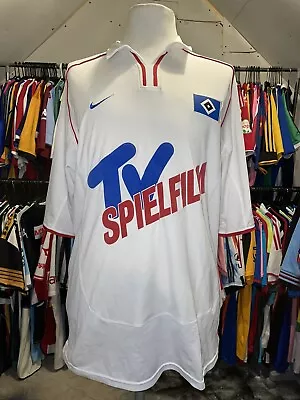 £45 • Buy Hamburg 2001-02 Home Football Shirt - Nike