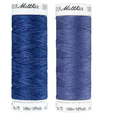 Mettler Denim Doc Thread - 70% Polyester / 30% Cotton - 109 Yds. • $2