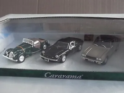 Cararama 3 Piece Car Set Morgan Plus 8 Lotus Europa Ford Capri - 1:43 Scale • $31.11