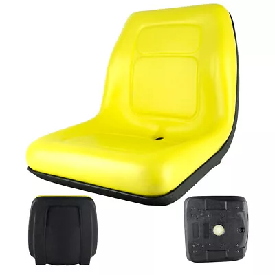 Multi-Fit Seat For John Deere Ride On Lawn Mower Yellow AM129969 AM121752 • $349.95