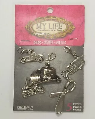 MY LIFE One Charm At A Time 5 CHARMS - Phone Hat Motorcycle Tie Truck - Country • $3.90