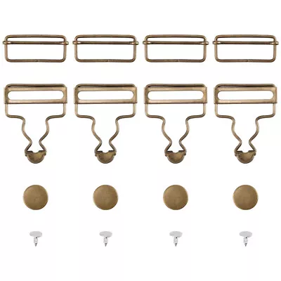 4 Sets Overall Buckles Replacement Metal Overall Clasp Replacement • $6.50