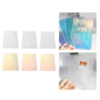 Nail Art Display Board Acrylic Rectangle Transparent Rack Gift Practice Board • $6.26